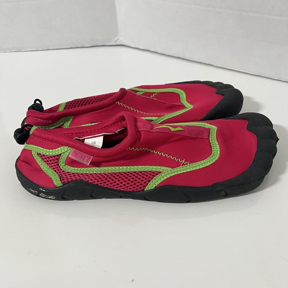 Norty Women's Water Shoes Five Fingers Pool Beach Slip On Size 10 Pink - Picture 5 of 10